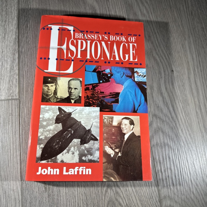 John Laffin Brasseys Book of Espionage HC USED