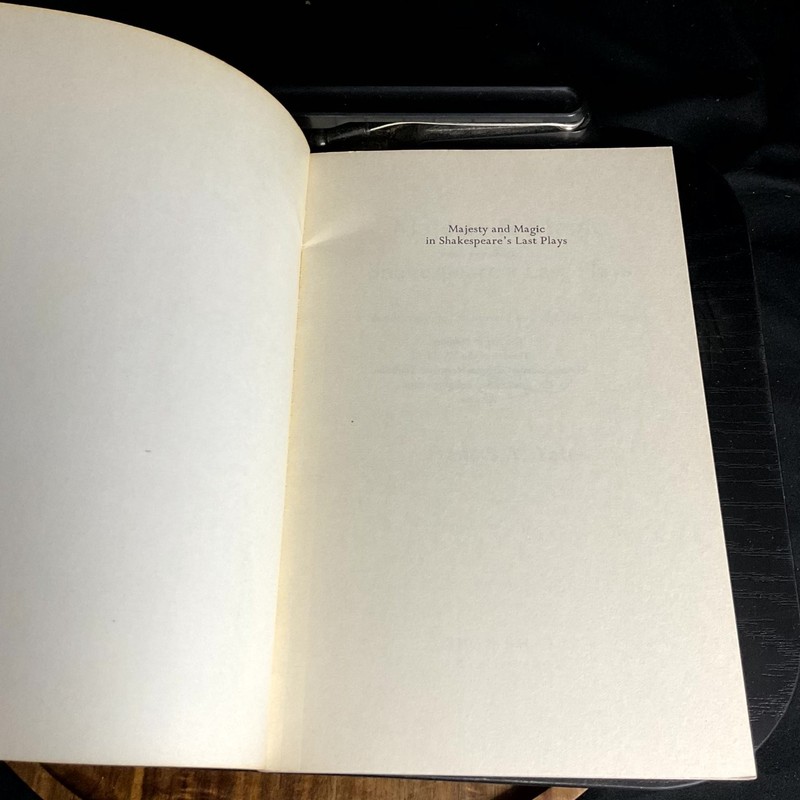 Majesty & Magic in Shakespeare's Last Plays Frances A. Yates 1978 Illustrated gallery