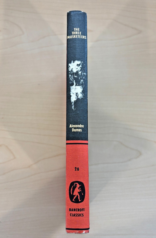 Vintage The Three Musketeers Alexandre Dumas Bancroft Classics HC 1960s gallery