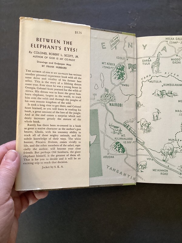 Between The Elephant's Eyes By Colonel Robert L. Scott 1954 Big Game Hunt Book gallery