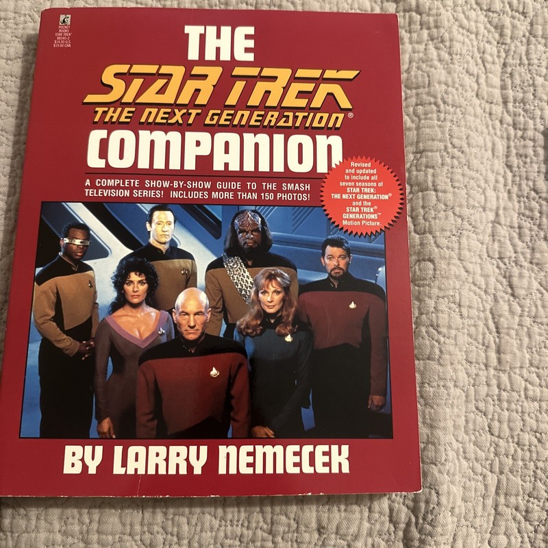 Star Trek the Next Generation Companion Larry Nemecek Show-by-Show + 2 Extras