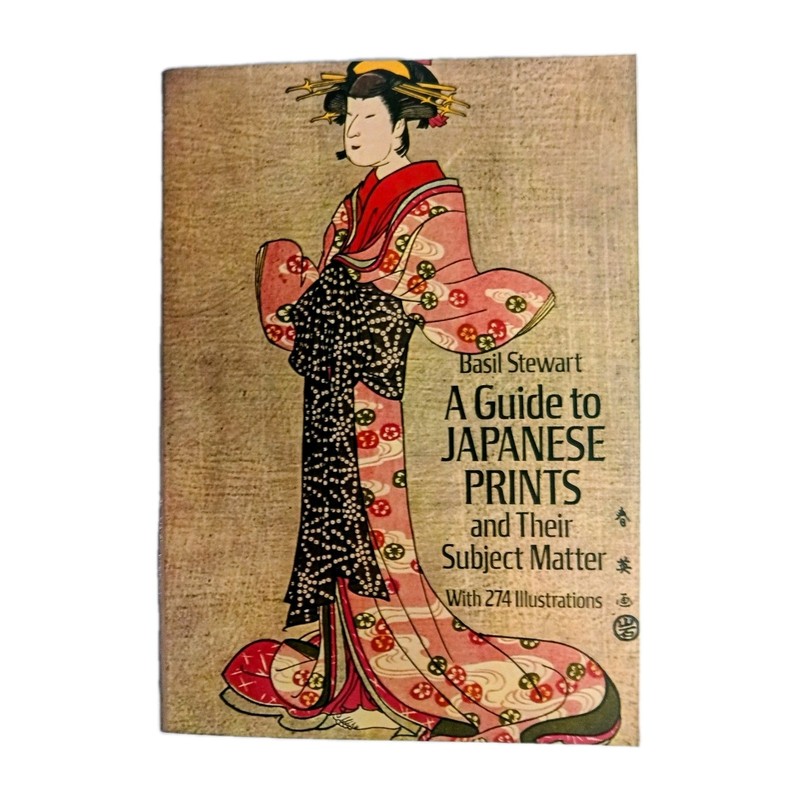 Guide to Japanese Prints Their Subject Matter Basil Stewart Dover 1979 Brand New