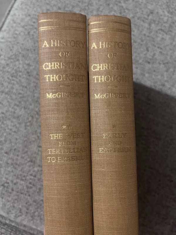 Arthur C. McGiffert History of Christian Thought Hardcover Scribner 1953 2 Vol