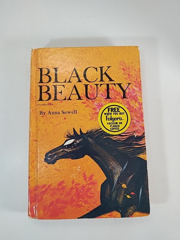 Black Beauty by Anna Sewell ~ Vintage 1970 Folgers Coffee Promo Hardcover Book