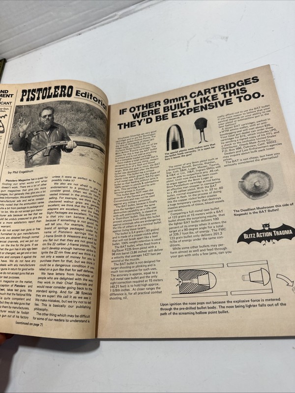 Pistolero March 1983 CIA’s Small Arms, Colt .45, Ultimate 9mm, Knife Fighting! gallery