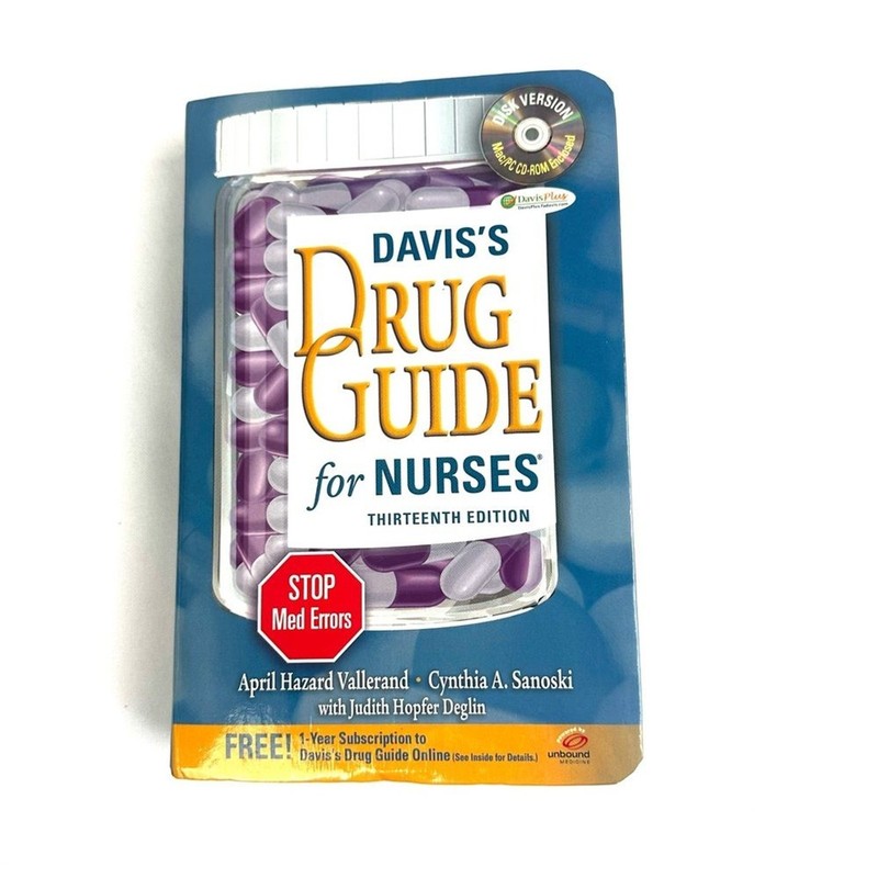 Davis’s Drug Guide for Nurses Thirteenth Edition Book by April Hazard Vallerand