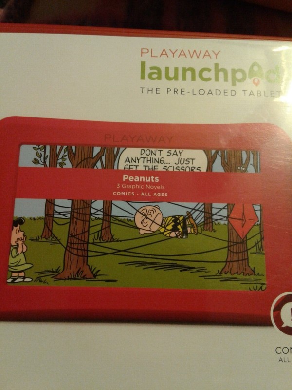 Playaway launchpad Peanuts 3 Graphic novels