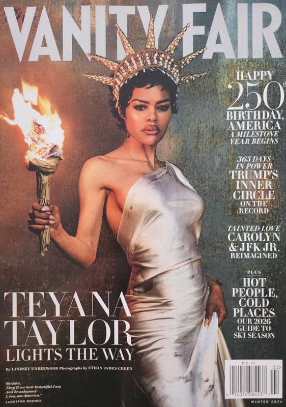 TEYANA TAYLOR HAPPY 250 BIRTHDAY AMERICA – VANITY FAIR MAGAZINE – WINTER 2026