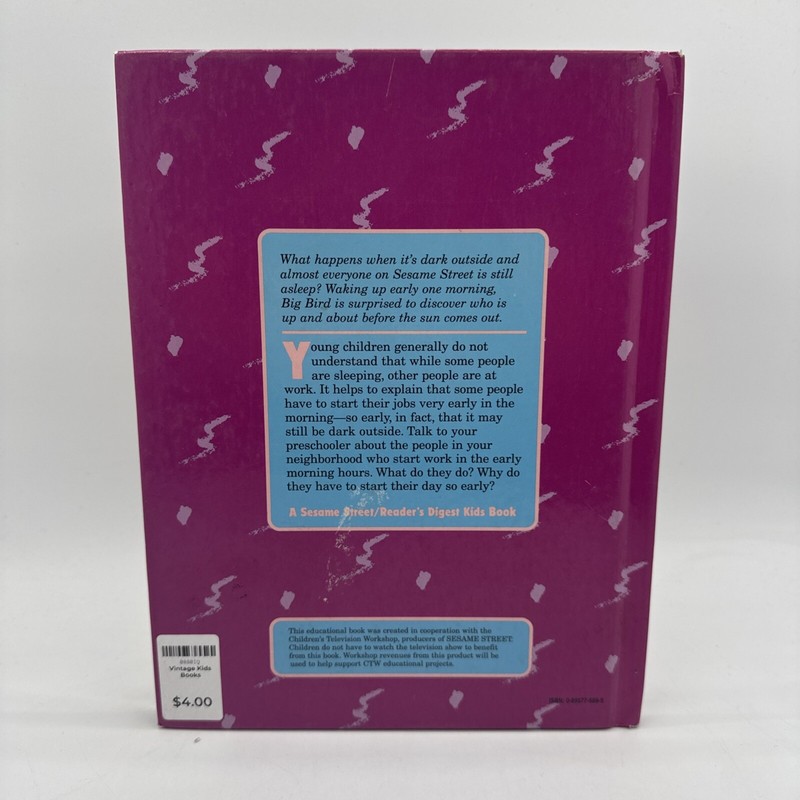Early Bird on Sesame Street Linda Howard Book Club Tom Leigh 1992 Hardcover HC gallery