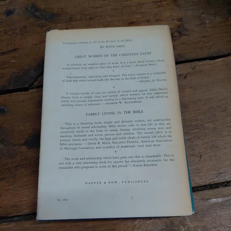 All of the Women of the Bible Edith Deen 1955 HBDJ Harper & Row 316 Biographies gallery