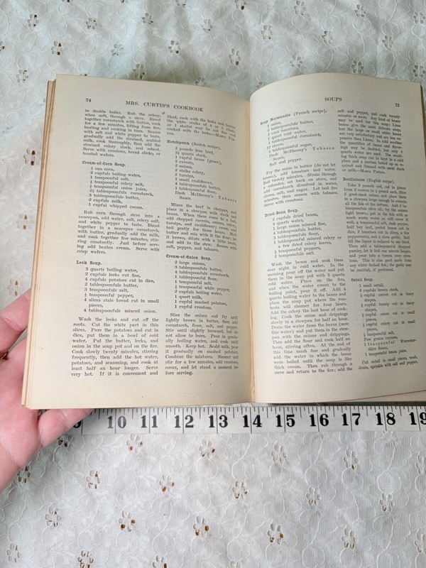 Vintage Encyclopedia Household Discoveries and Mrs. Curtis’s Cook Book 1909 gallery