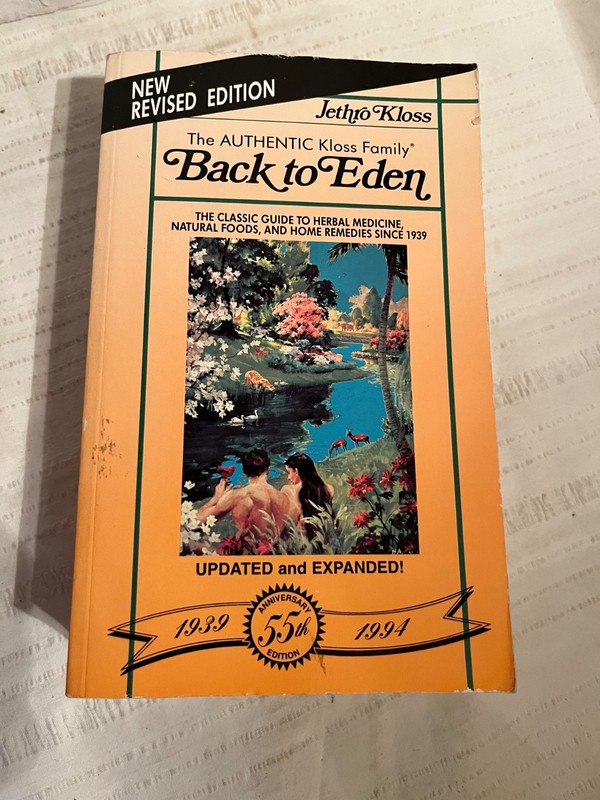 Jethro Kloss = BACK TO EDEN = new revised expanded 2nd ed. = pbk 1994