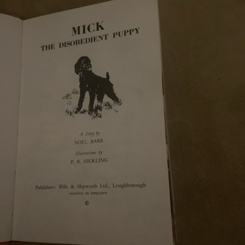 Mick the Disobedient Puppy Ladybird Series 497 … 1972 Excellent Condition gallery