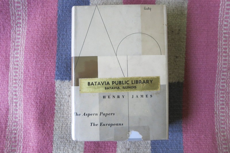 Vintage New Directions1950 Henry James The Aspern Papers & The Europeans HC/DJ