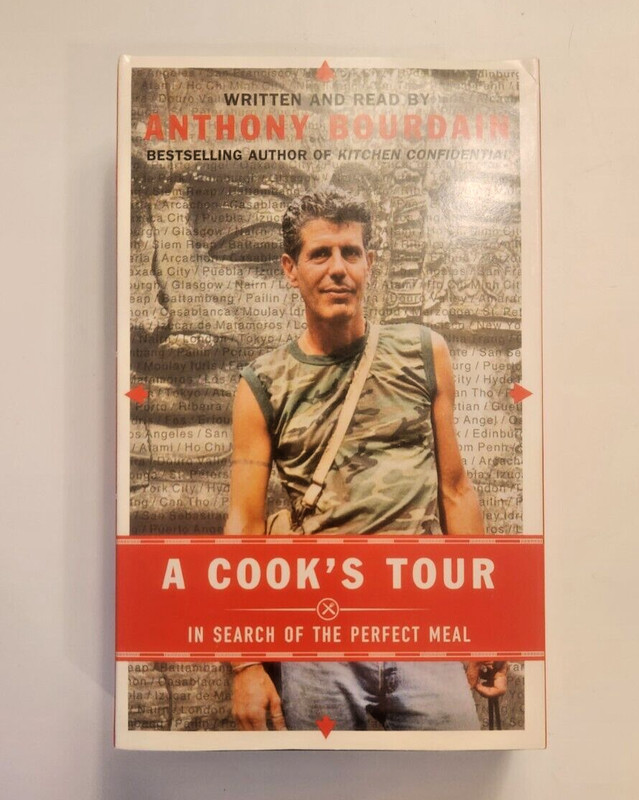 Anthony Bourdain : A Cook’s Tour Audiobook Cassette Set – ~ Narrated By Author!