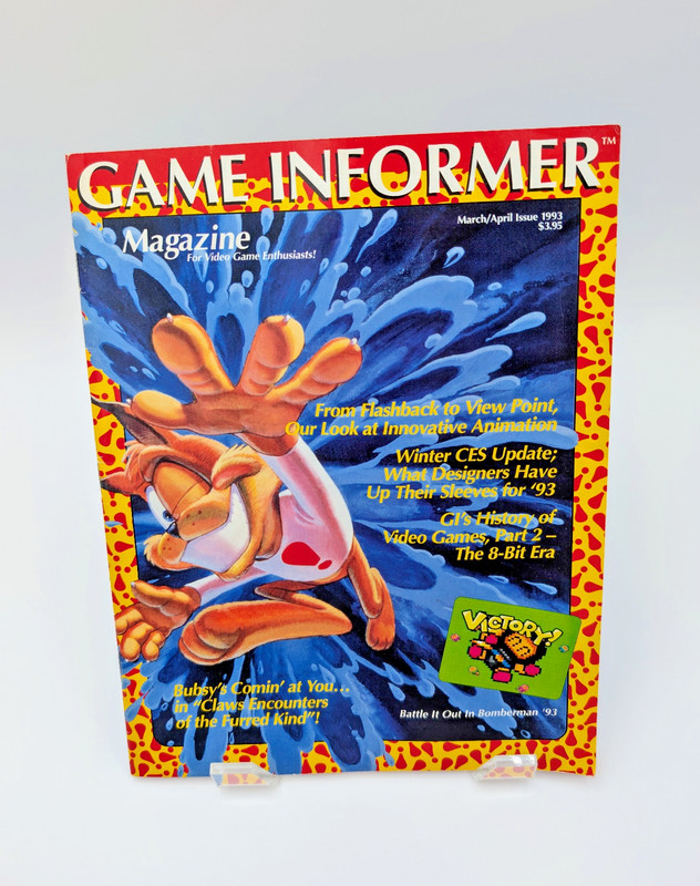 Game Informer Video Game Magazine March/April 1993 – Volume 1 Issue 9 – Bubsy