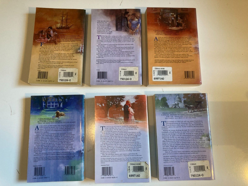 Lot GILBERT MORRIS Covenant Love APPOMATTOX SAGA 1-3 6-8 Wall Fire Lot of 6 gallery