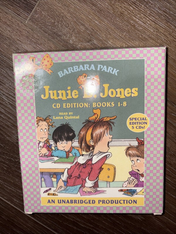 Junie B Jones by Barbara Park CD Collection 1-8 Special Edition Unabridged 5 CDs
