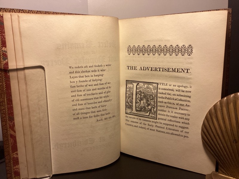 1822 Select Remains Of Ancient Popular Poetry In Scotland - Riviere Fine Binding gallery