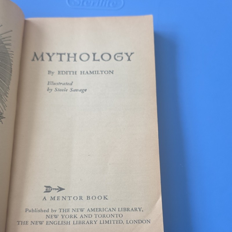 Edith Hamilton Mythology (A Mentor Book) PB Reprint Illus Steele Savage gallery