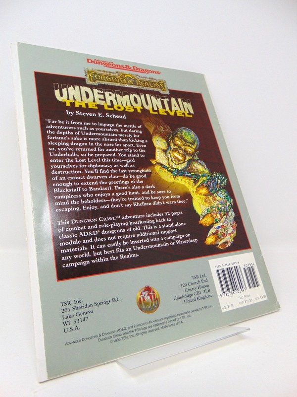 Undermountain - The Lost Level (Advanced Dungeons & Dragons) NOT A REPRINT! gallery