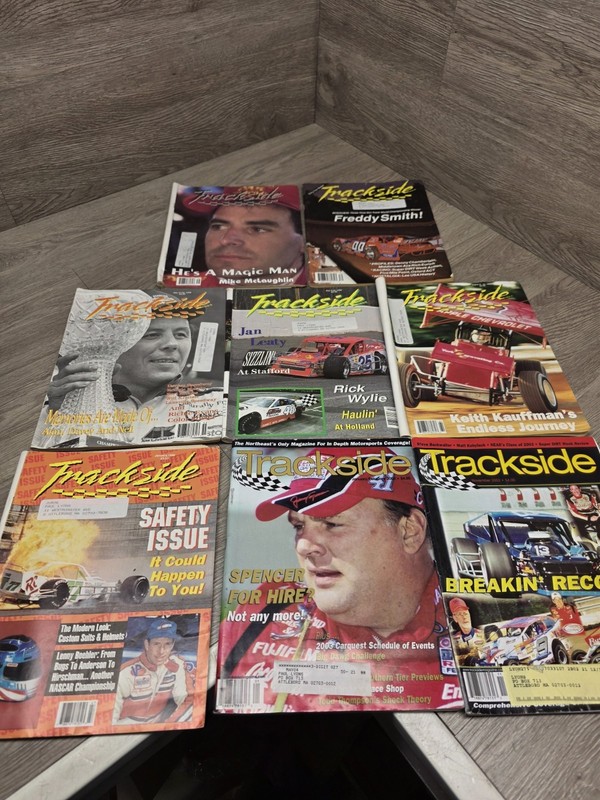 Lot Of 33 Vtg 90s -2000s Trackside Racing Magazine Sprint Cars Modifieds Nascar gallery