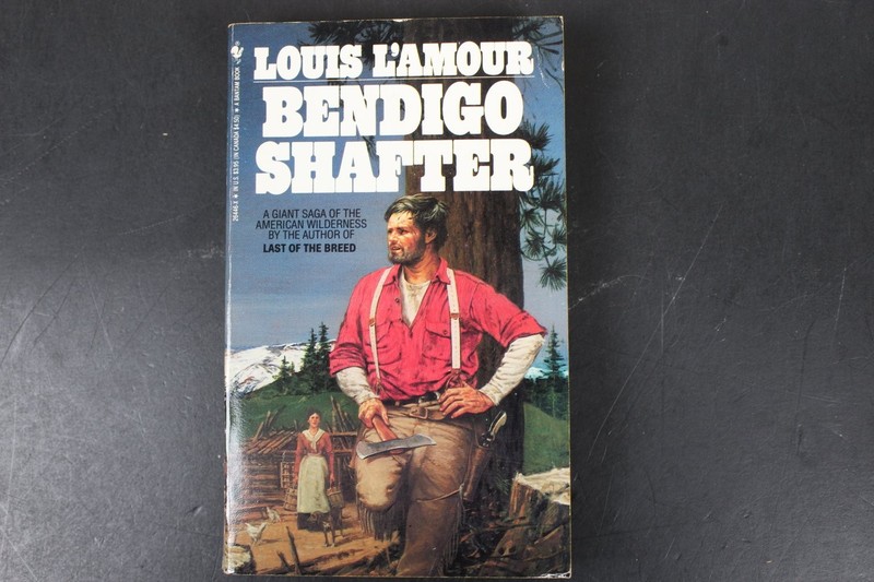 Bendigo Shafter Louis L’Amour 1983 Bantam Western Frontier Saga Paperback PB ~VG