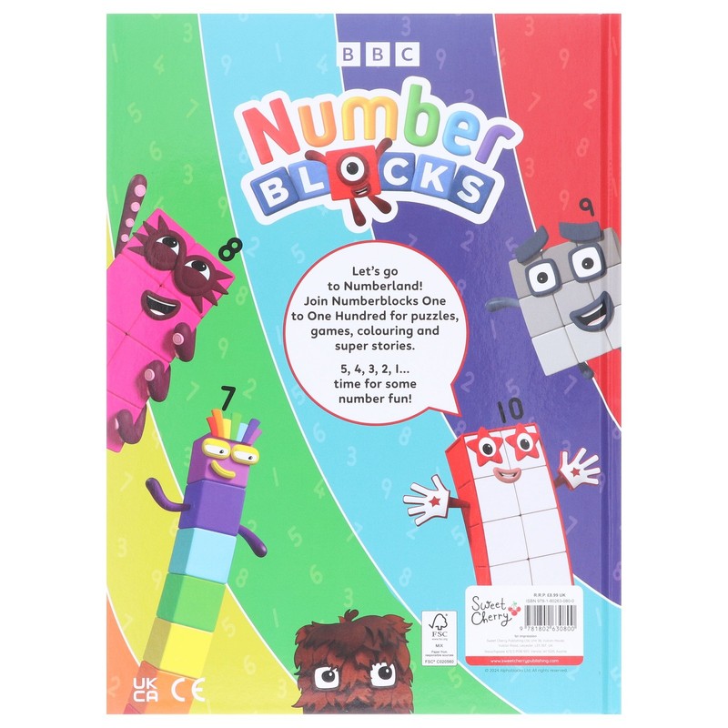 Numberblocks Annual 2025 by Sweet Cherry Publishing - Ages 3-5 - Hardback gallery
