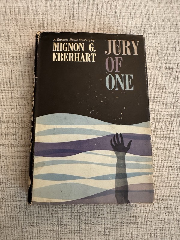 Jury of One Mignon G Eberhart 1960 First Printing HC DJ Random House