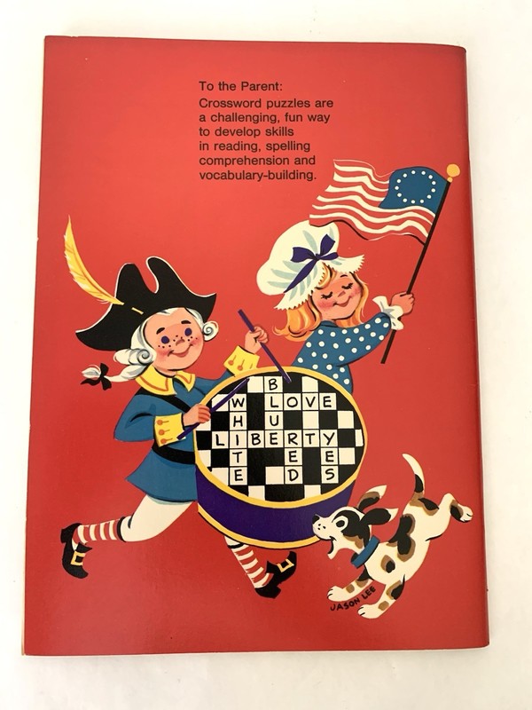 VTG 1975 America Celebrates Grades 4-6 Whitman Patriotic Crossword Puzzle Book gallery