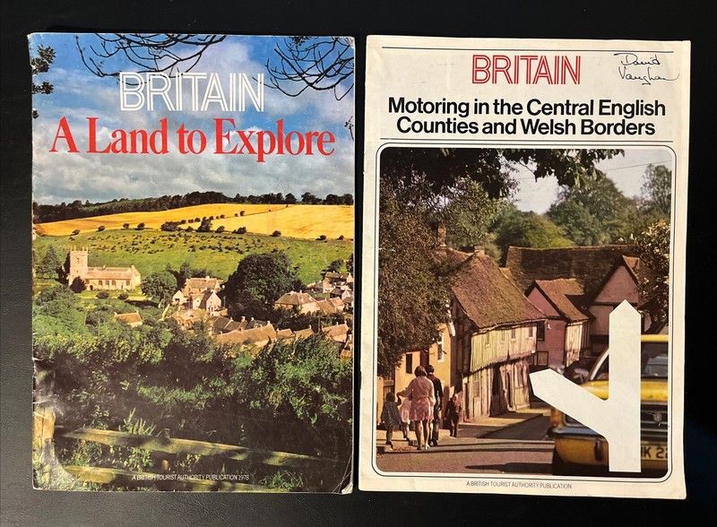 Two Vintage 1978 British Tourist Authority Magazines-A Land To Explore & Borders