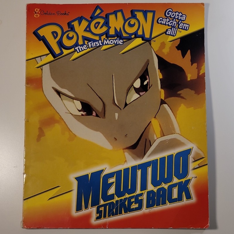 Vintage Pokémon The First Movie: Mewtwo Strikes Back Book from 1998