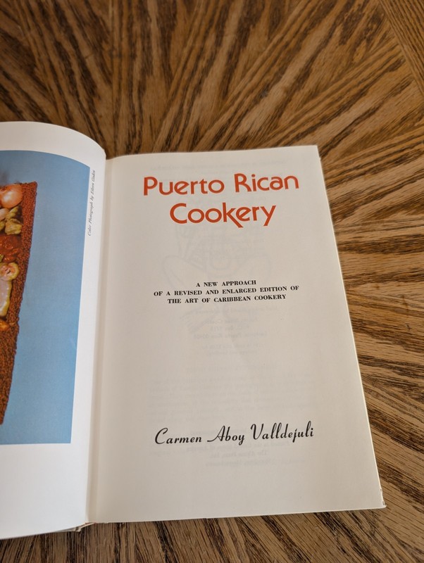 PUERTO RICAN COOKERY Carmen Valldejuli 1981 Excellent gallery