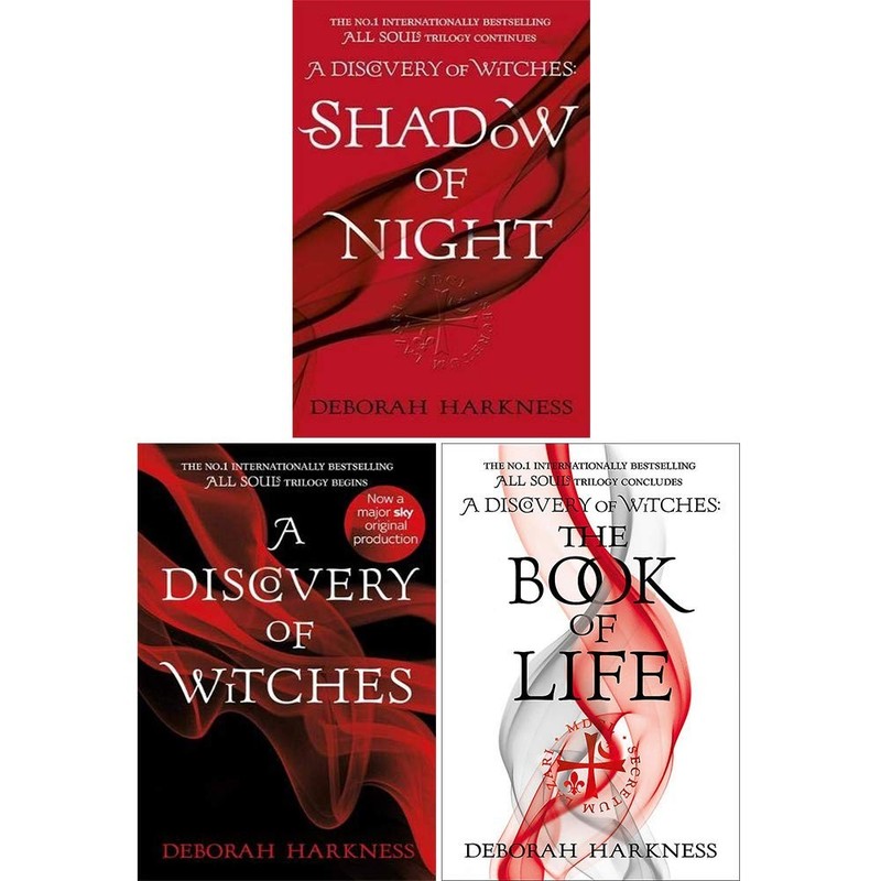 All Souls Trilogy 3-Book Set by Deborah Harkness – The Book of Life, Paperback