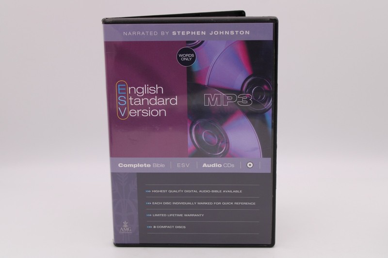 Complete Bible English Standard Version 3 CD-MP3 2006 read by Stephen Johnston