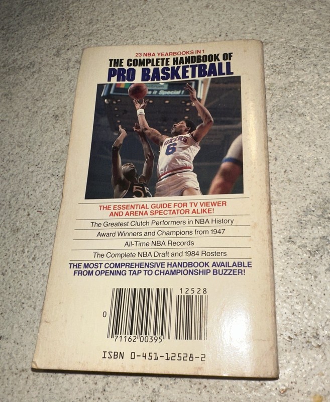 The Complete Handbook of Pro Basketball 1984 Edition by Hollander, Zander gallery