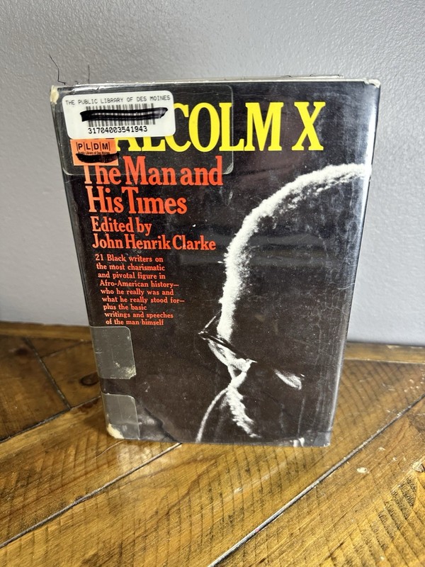 Malcolm X: The Man and His Times John Henrik Clarke 1ST EDITION 1969 HC Book