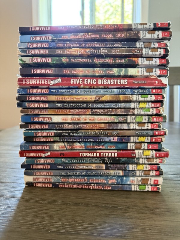 Lauren Tarshis I Survived Paperback Book Lot Multiple Volumes Ages 9-12 gallery