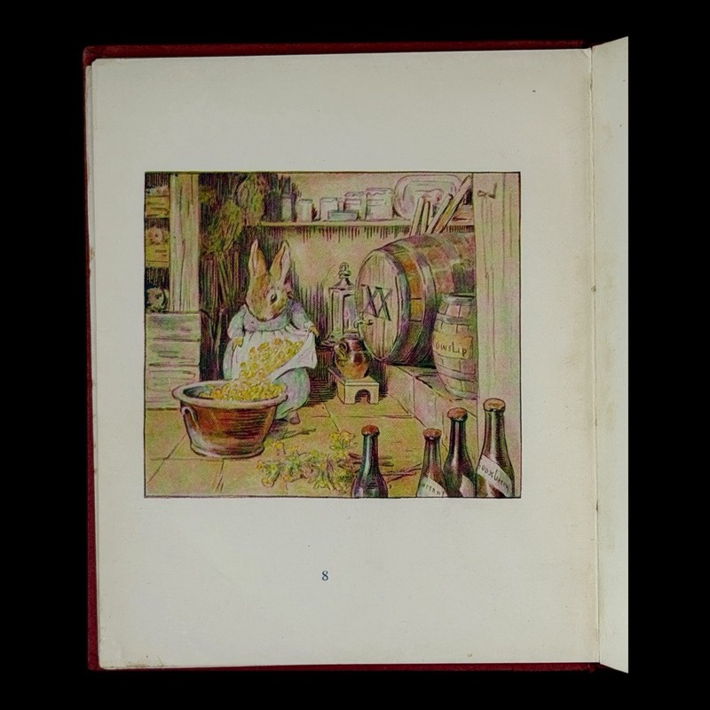 Book Illustrated Beatrix Potter RARE 1922 1st Ed Cecily Parsley's Nursery Rhymes gallery