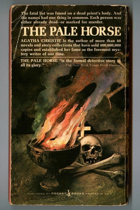 The PALE HORSE by Agatha CHRISTIE! Rare 1972 TOM ADAMS Cover POCKET Books PB! gallery
