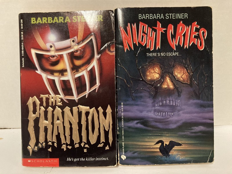 The Phantom & Night Cries by Barbara Steiner Lot Of 2 – 1993