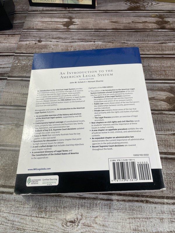 An Introduction to the American Legal System (Aspen Paralegal Series) gallery