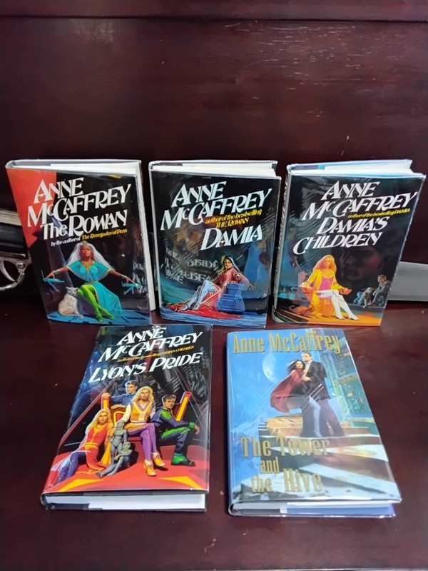 Anne McCaffrey Tower & Hive 5 Book Set BCE 1990-99 LN HCDDJ Hardcover Sci-Fi