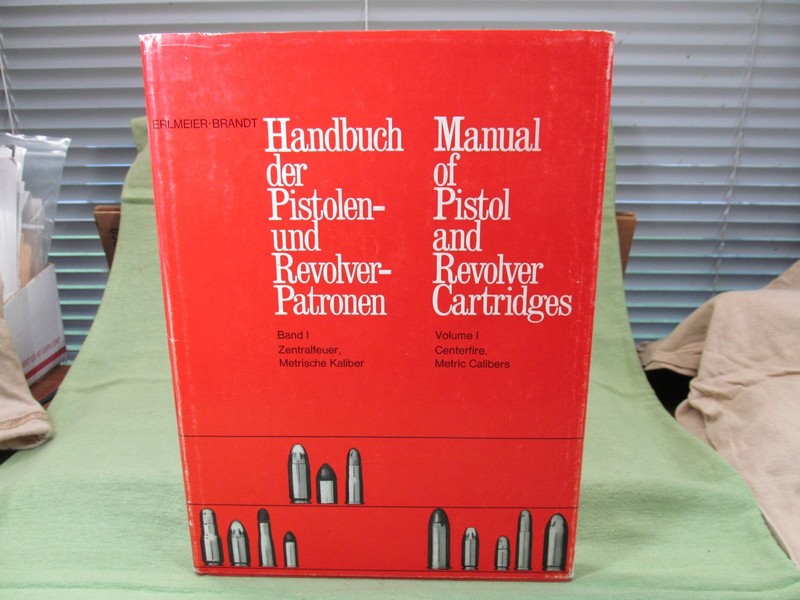 Manual of PIstol and Revolver Cartridges Vol 1 Centerfire Metric Cal – 271 Pages