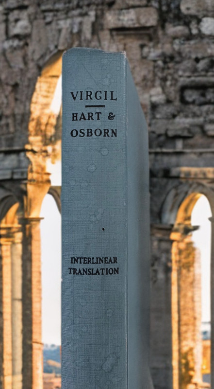 Rare Find The Works of P. Virgilius Maro with Interlinear Translation 1952