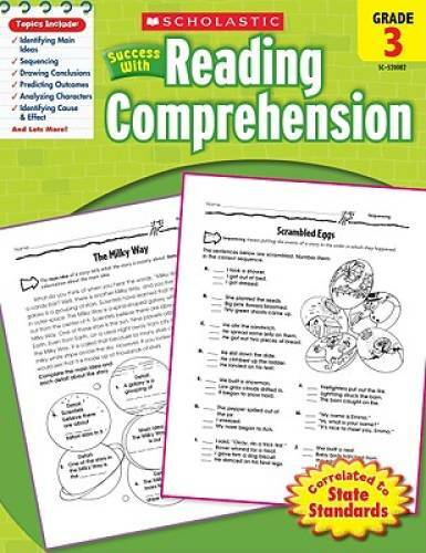 Scholastic Success with Reading Comprehension, Grade 3 – Paperback – VERY GOOD