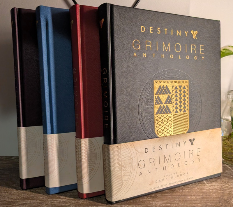 Destiny Grimoire Anthology Volumes I–IV Complete Hardcover Set Bungie