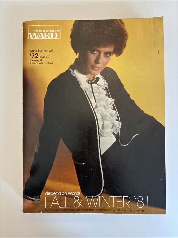 Fall/Winter 1981 VINTAGE Sharonville, Ohio, Montgomery Ward Catalog