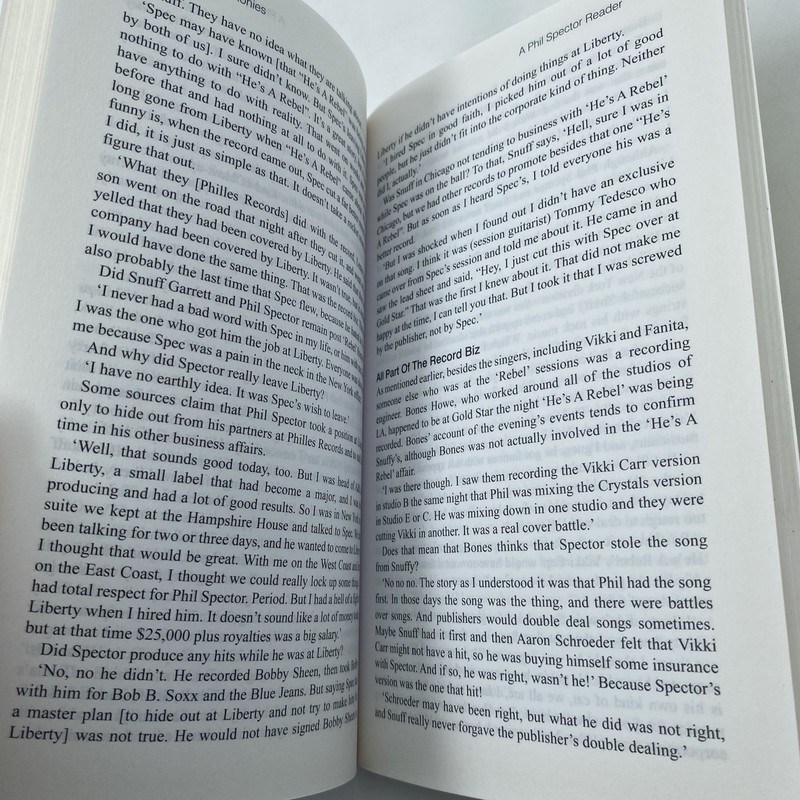 Little Symphonies: A Phil Spector Reader. Softcover Book. gallery