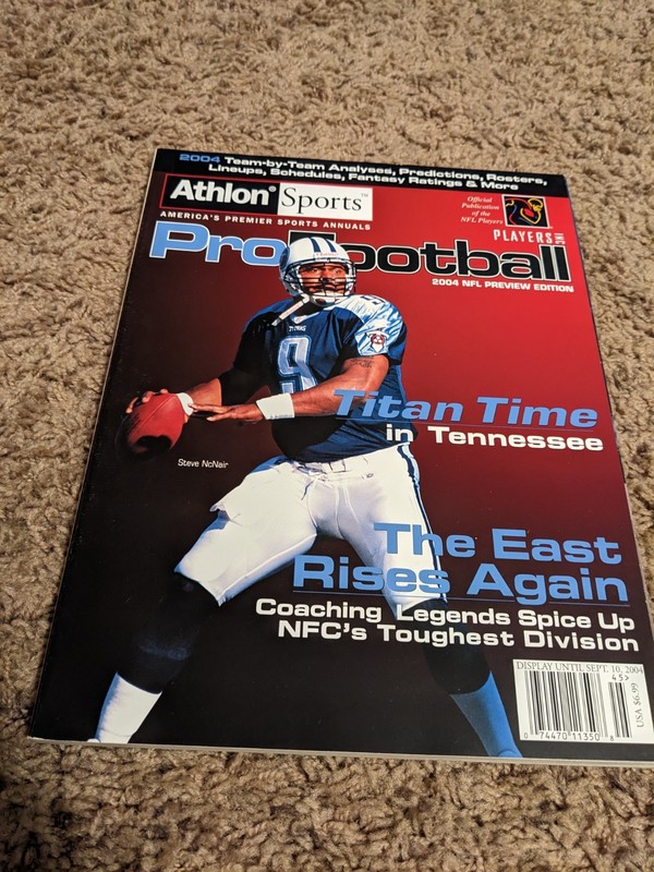 Athlon Sports Pro Football 2002 2003 2004 2005 Lot 4 gallery